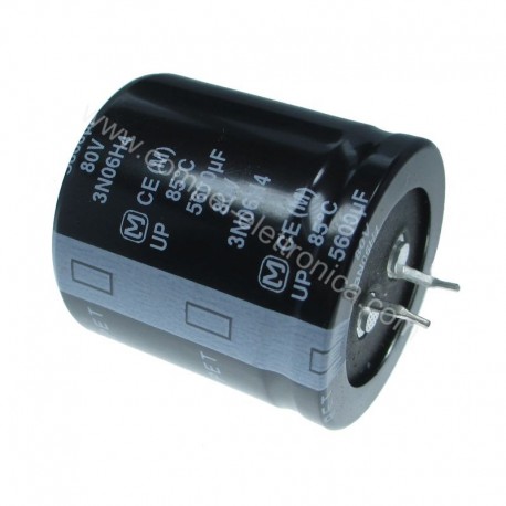 CONDENSATORI ELETTROLITICI SNAP-IN C/S 5600uF 80V 35x35mm