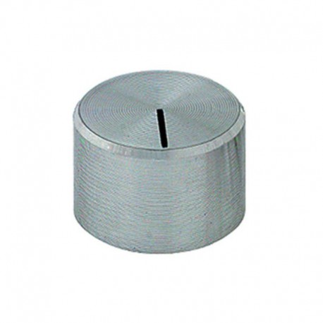 MANOPOLA CON INDICE D. 27,5mm h. 12,8mm SILVER