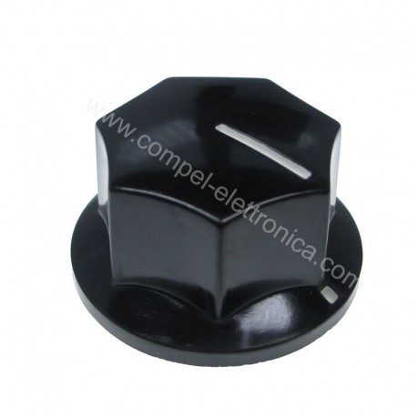 MANOPOLA CON INDICE DIAM. 27,2x17,5H mm NERA