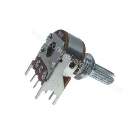 POTENZIOMETRO STEREO MINI 2x50K LINEARE (B)