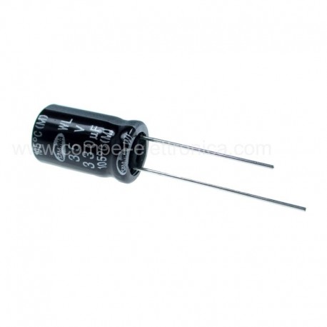 CONDENSATORI ELETTROLITICI 330uF 35V 105°C 10X13mm LOW IMP.