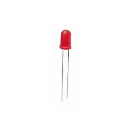 DIODO LED 5mm ROSSO 140-250mcd