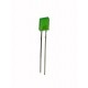 DIODO LED RETTANGOLARE VERDE 2X5MM 15MCD