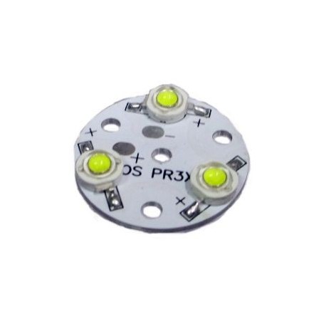 MODULO 3 LED 12Vdc 6500K 300Lm 120° 3,5W
