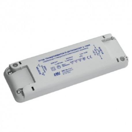 TRASFORMATORE ELETTRONICO 105W 230V 12V PER LAMPADE ALOGENE