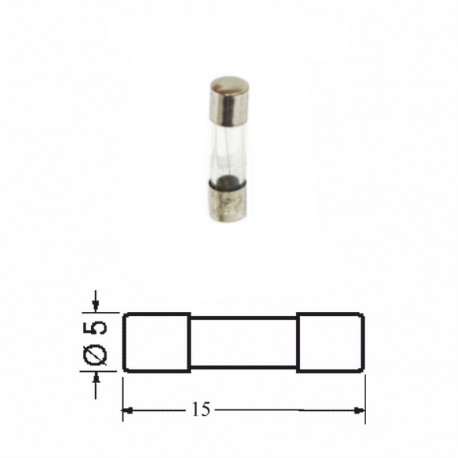 FUSIBILE RAPIDO 1 A 5X15mm