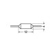 FUSIBILE A TEMPERATURA D'INTERVENTO 72°C 10A 250Vac