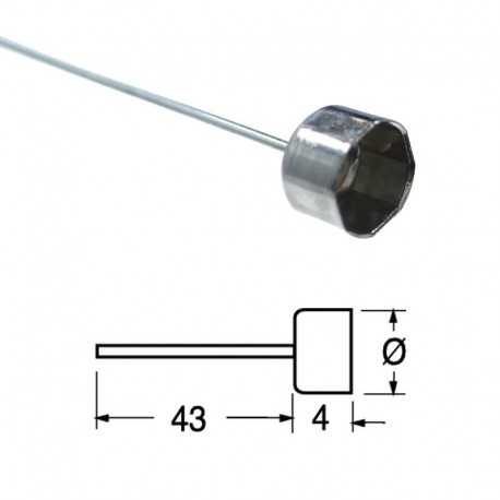 CAPPUCCIO CON TERMINALE A SALDARE X FUSIBILE DIAM. 5MM