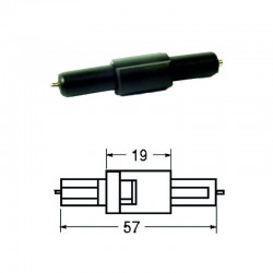 PORTAFUSIBILE VOLANTE PER FUSIBILI 5X20 - 6X32