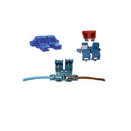 PORTAFUSIBILE AD INSERZIONE DIRETTA SU CAVO PER FUSIBILE A LAMA 19MM