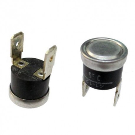INTERRUTTORE TERMICO 55°C NORM. CHIUSO A FASTON 6,3MM VERTICALI