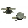 INTERRUTTORE TERMICO 128°C NORM. CHIUSO A FASTON 6,3MM ORIZZONTALI