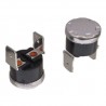 INTERRUTTORE TERMICO 128°C NORM. CHIUSO A FASTON 6,3MM VERTICALI