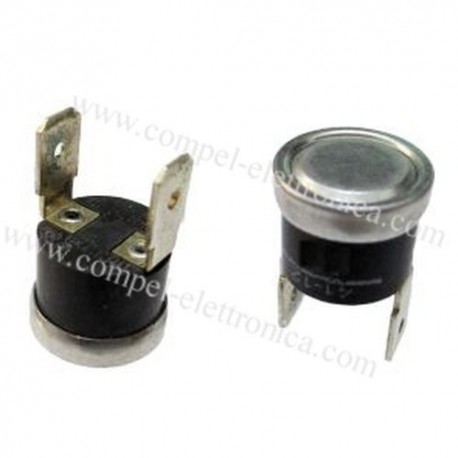 INTERRUTTORE TERMICO 65°C NORM. CHIUSO 250V 10A A FASTON 6,3MM VERTICALI