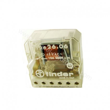 RELÈ 2606.8048 PASSO PASSO A TEMPO / BISTABILE 3SEQ 48VAC 10A