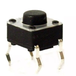 MINI PULSANTE 4 PIN C.S. 6X6X5H