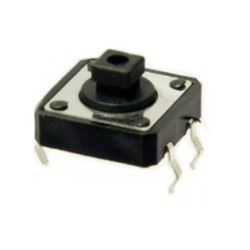 MINI PULSANTE 4 PIN C.S. 12x12x7,3h TASTO QUADRATO