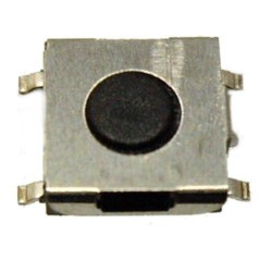 MINI PULSANTE 4 PIN SMD 6,2x6,2x2,3H NERO