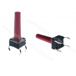 MINI PULSANTE 4 PIN C.S. 6X6X17H MM