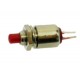 PULSANTE MINIATURA ROSSO 0,5A 125VAC NORMALMENTE APERTO OFF(ON) D.6MM