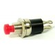 PULSANTE MINI ROSSO 1A 250V NORMALMENTE APERTO