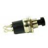 PULSANTE MINI NERO 1A 250V NORMALMENTE APERTO