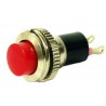 PULSANTE ROSSO 0,5A 250V NORMALMENTE APERTO