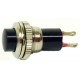 PULSANTE NERO 0,5A 250V NORMALMENTE APERTO
