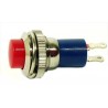 PULSANTE ROSSO 0,5A 250V NORMALMENTE CHIUSO