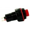 PULSANTE ROSSO 1A 250V NORMALMENTE APERTO