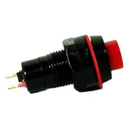 INTERRUTTORE A PULSANTE 1A 250V ROSSO OFF/ON