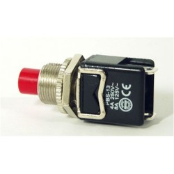 PULSANTE ROSSO 4A 250V NORMALMENTE CHIUSO