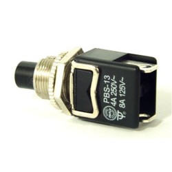 PULSANTE NERO 4A 250V NORMALMENTE CHIUSO