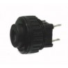 INTERRUTTORE UNIPOLARE PULSANTE TONDO 1A 250V NERO D.18MM OFF/ON