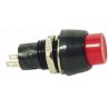 INTERRUTTORE A PULSANTE 1A 250V ROSSO OFF/ON