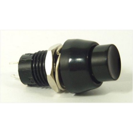PULSANTE NERO 1A 250V NORMALMENTE APERTO
