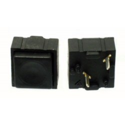 PULSANTE QUADRATO NORMALMENTE APERTO NERO