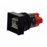 PULSANTE UNIPOLARE LUMINOSO 5A 250VAC 18X18mm QUADRATO