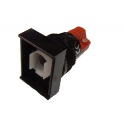 PULSANTE UNIPOLARE LUMINOSO 18X24 RETTANGOLARE