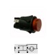PULSANTE LUMINOSO ROSSO OFF-(ON) 250Vac 16A BIPOLARE