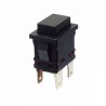 INTERRUTTORE BIPOLARE A PULSANTE 16A 250VAC NERO 4 PIN