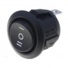 PULSANTE BILANCIERE 10A 250V (ON)-OFF-(ON) TONDO NERO