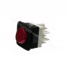DEVIATORE BIPOLARE A BASCULA LUMINOSO ROSSO 16A 250VAC