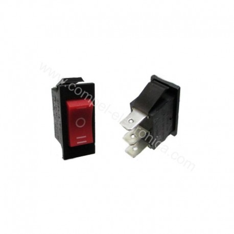 DEVIATORE A BASCULA 3 POSIZIONI 1-0-2 ROSSO