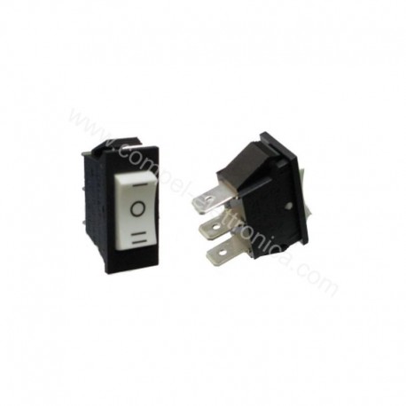 DEVIATORE A BASCULA 3 POSIZIONI 1-0-2 BIANCO