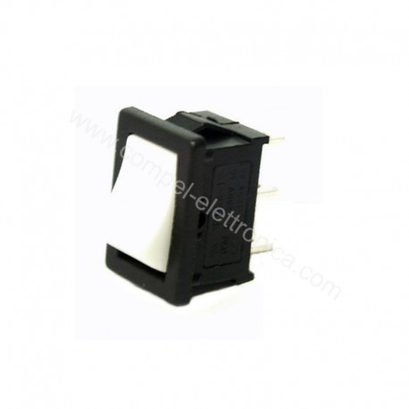 DEVIATORE UNIPOLARE MINIATURA BIANCO