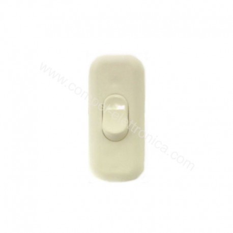 INTERRUTTORE PASSANTE BASCULANTE 2A 250VAC BIANCO