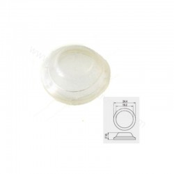 PROTEZIONE IN GOMMA CORPO UNICO PER INTERRUTTORI TONDI DIAM 24,4