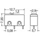 MICRODEVIATORE SWITCH 1A 125VAC A CIRCUITO STAMPATO