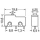 MICRODEVIATORE SWITCH 3A 125VAC A CIRCUITO STAMPATO